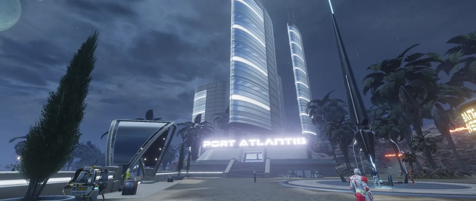 Original in-world screenshot of Port Atlantis City